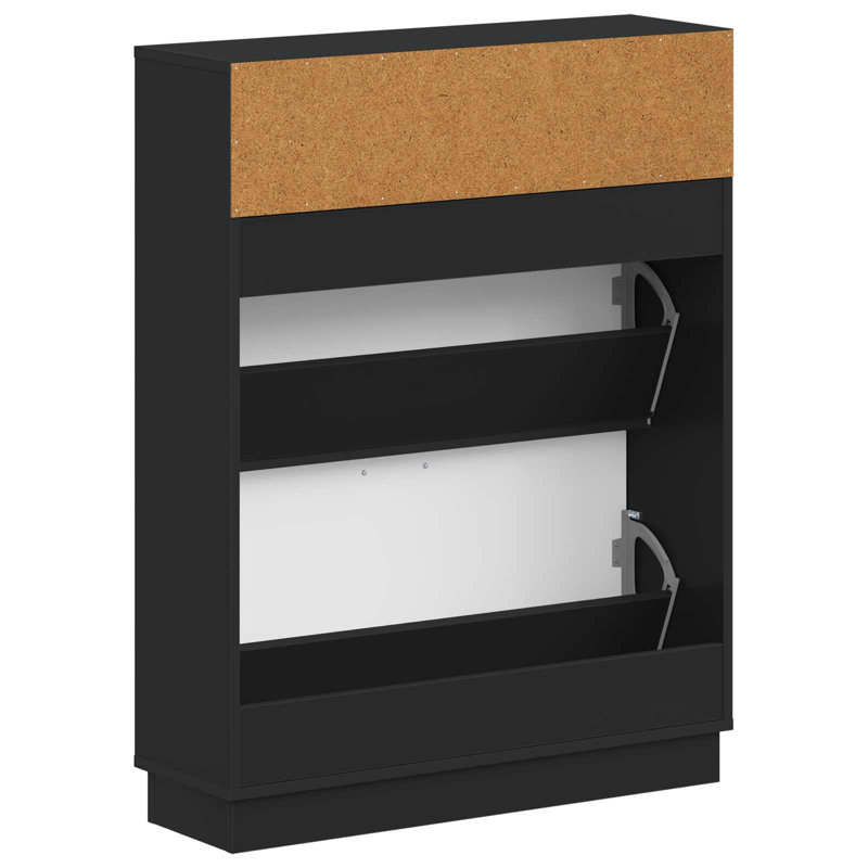 Shoe Storage, 100 cm H x 78 cm W x 24 cm D, Black