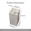Lavabo de salle de bain sur pied 16,5 po