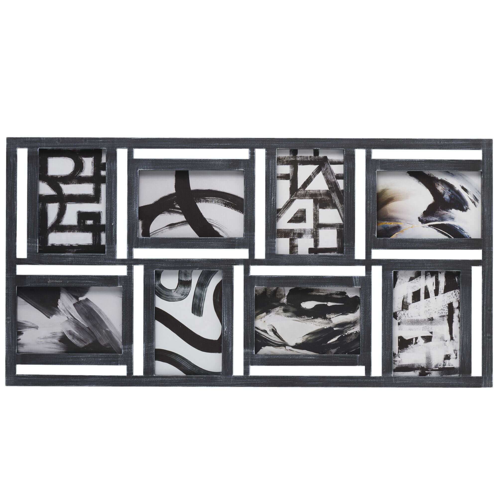 Malden 5-Opening Distressed Collage Picture Frame - White - 1 Each