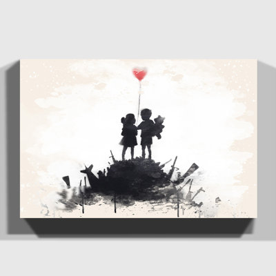 Banksy - Wrapped Canvas Painting