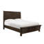 Cadre de lit en bois massif Geohagan avec commode et 2 tables de chevet-1000034399-1000034384