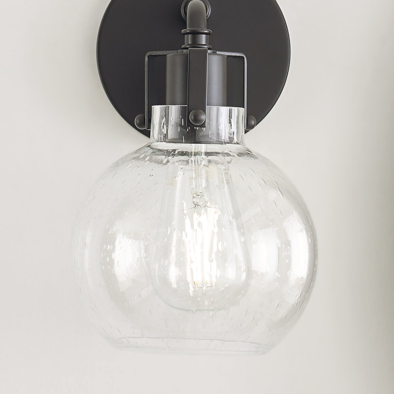 Clara 1 - Light Armed Sconce, Oil Rubbed Bronze