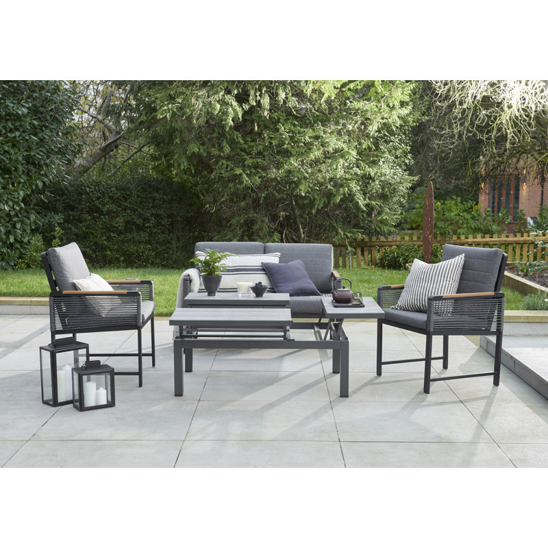 Bousov - Bellmount Two Seater Sofa Set with 3-Way Table