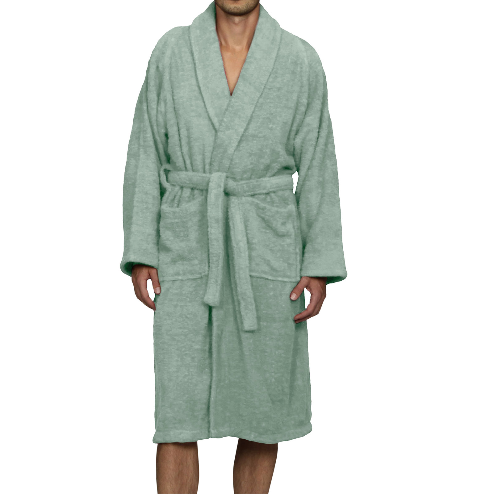 Bathrobe, L, Sage