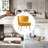 Euclid 26" Wide Tufted Velvet Accent Side Chair-290095034