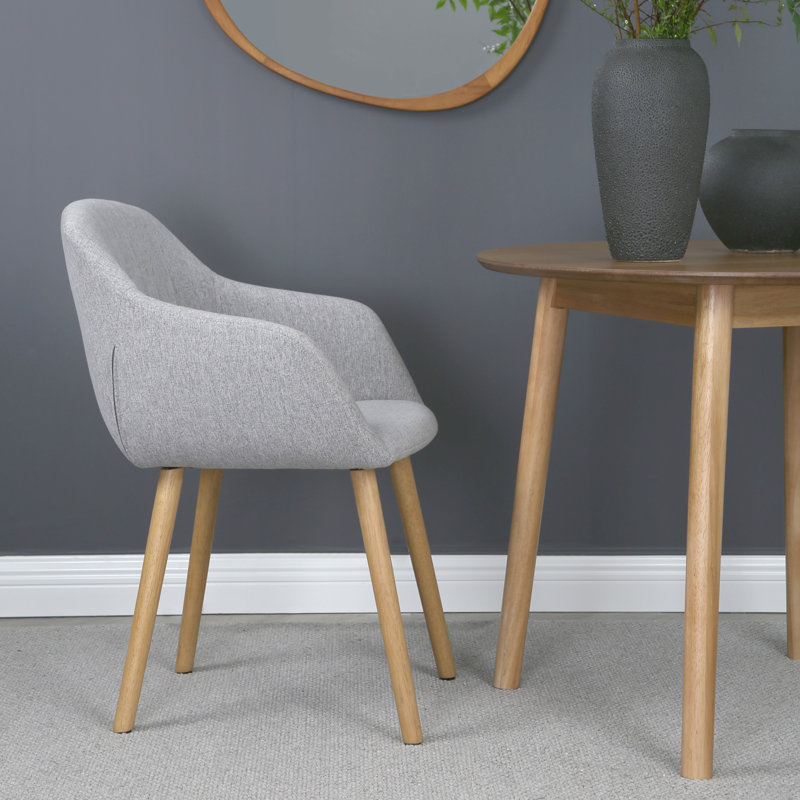Upholstered Armchair, Grey