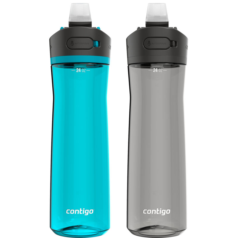 Bouteille d'eau en plastique 24 oz Tritan, Genévrier / saké
