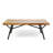 Rectangular Solid Wood Outdoor Coffee Table , 50 " W 23.5 " D