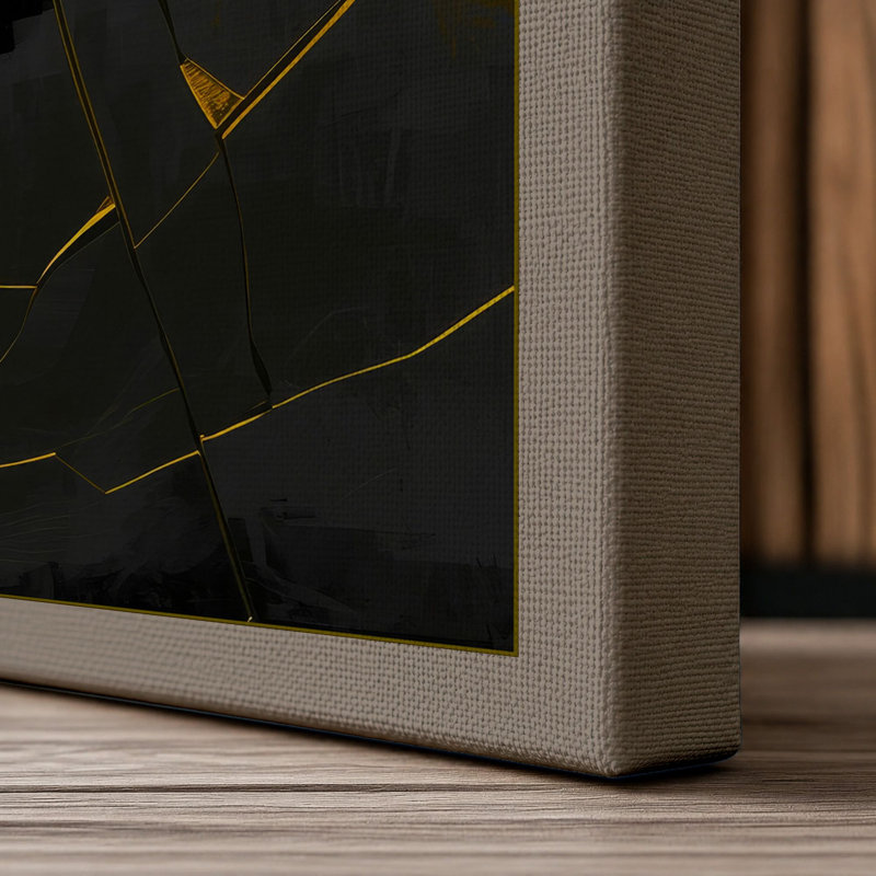 Spider in Shadow Modern - Wrapped Canvas, 18x12 - 45.7 x 30.5 cm, Taupe Border