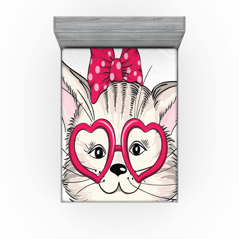 Drap-housse pour chat Ambesonne, Drap-housse de taille très grand
