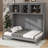 Ample Queen-Size Murphy Bed Accompanied By Large Upper Cabinetry-114463725