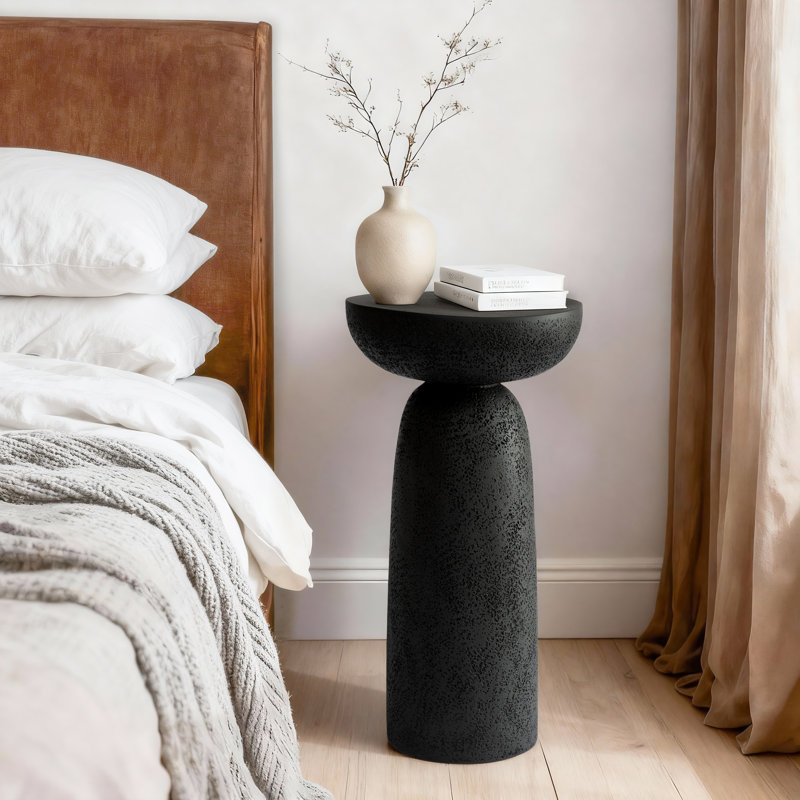 Pedestal End Table
