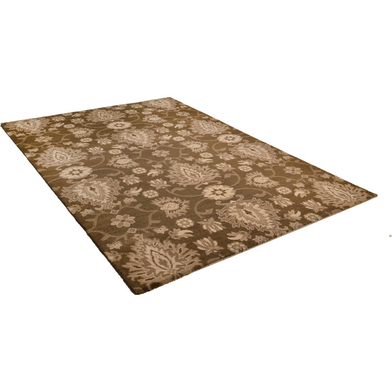 Cawley Oriental Wool Hand Woven Area Rug, Rectangular 200 x 290cm