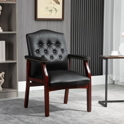 Tufted Office Chairs with Arms