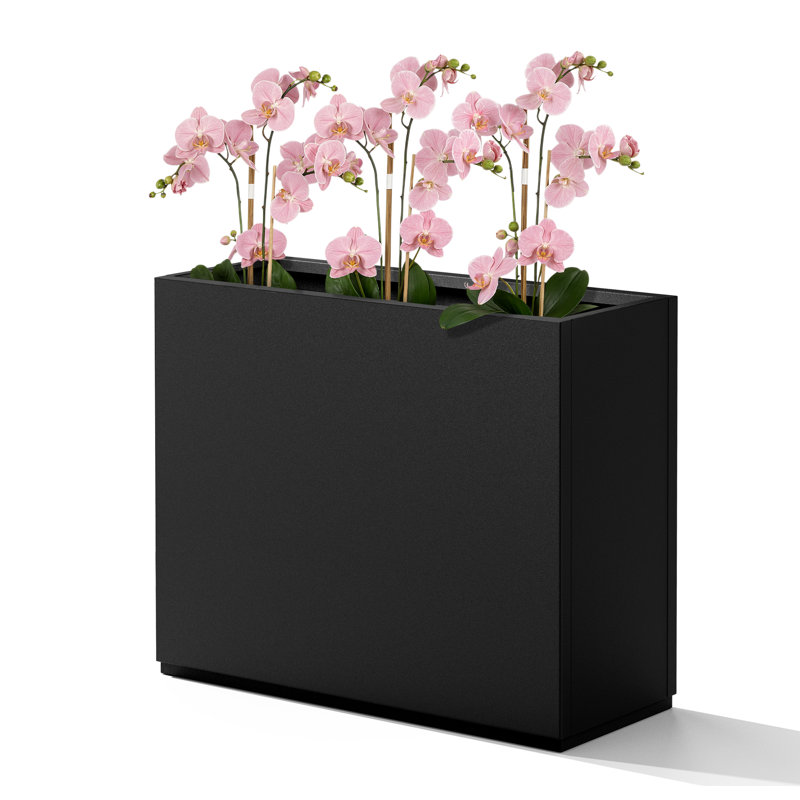 Metal Planters Box– Rectangular Large Planter for Outdoor Plants and Garden Use,Sleek Planter Box with Drainage Holes ,Vegetables and Flowers