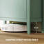 Modern Two-Drawer Shoe Cabinet - Green