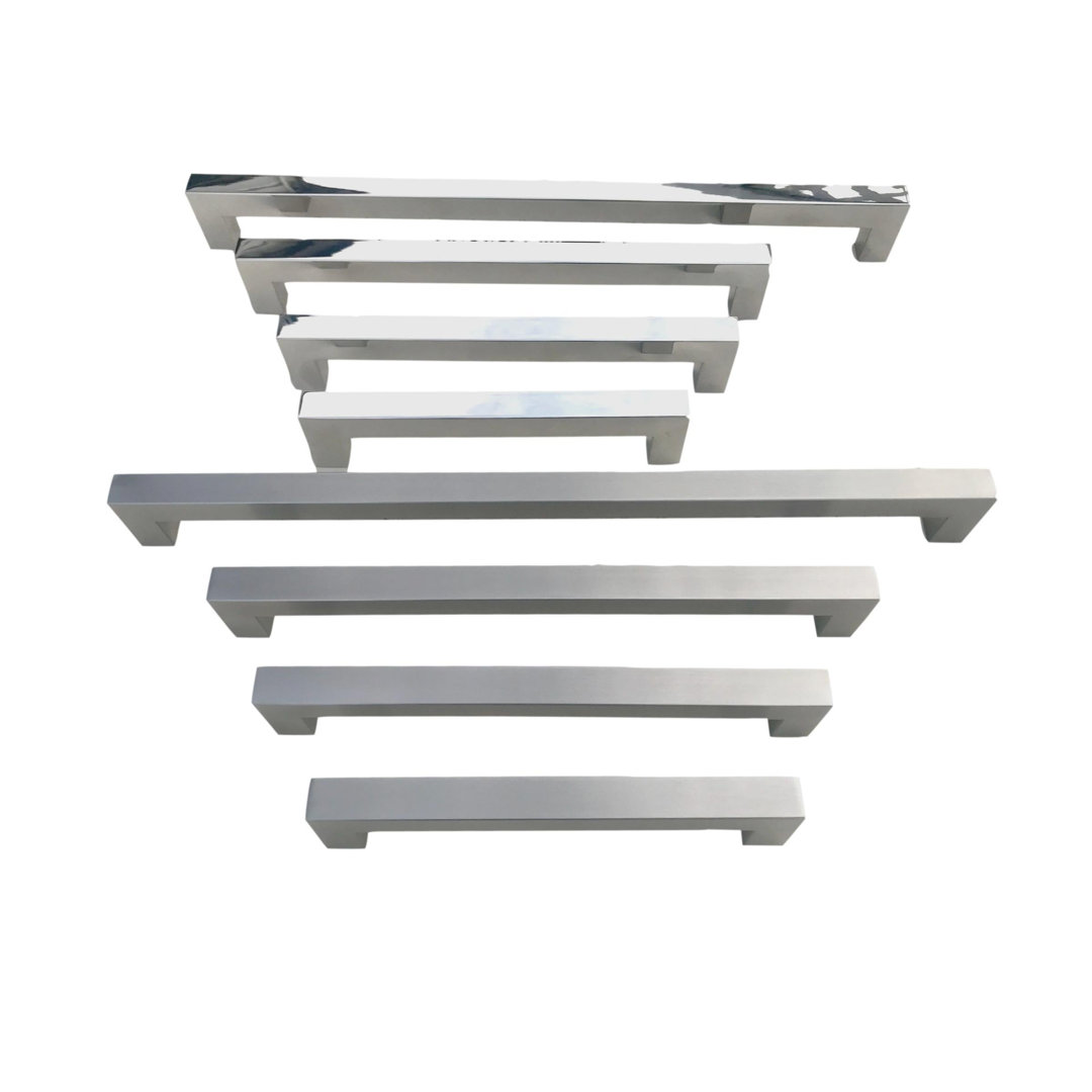 Panel Ready Refrigerator Appliance Handle 18" Square Bar Pull Celeste Designs