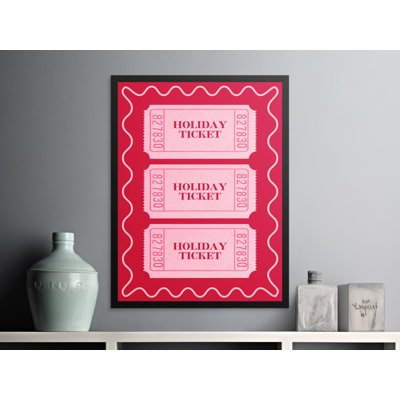 Dangelo 1 Piece Floater Frame Wall Art