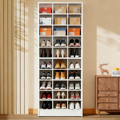 25.6" Wide Modern Shoe Storage Cabinet