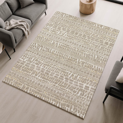 Tapis abstrait lavable à la machine Premium