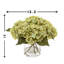Hydrangea Bouquet in Glass Vase-718538226