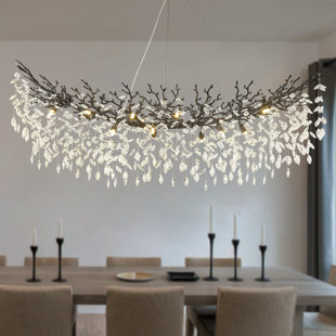 Tree Branch Crystal Chandelier Lighting 63"L
