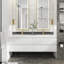 Ensemble de meuble-lavabo double 72 avec plateau Zenovie-425534672