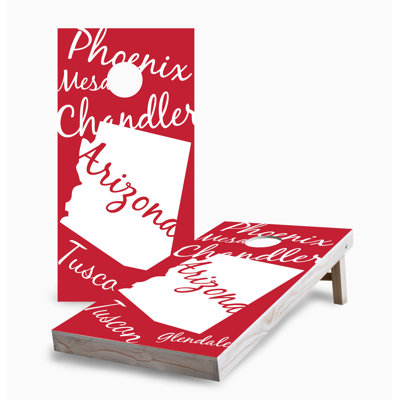 Arizona State Pride 2x4 Cornhole Board Set | Includes (2) Boards (8) Bags & Optional Accessories