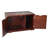 Merry Pet Cat Washroom Bench with Removable Partition Wall, Gray and Pet Cat Washroom Bench, Walnut