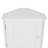 Freestanding White Corner Bathroom Cabinet With 2 Doors, Adjustable Shelves & Open Shelf