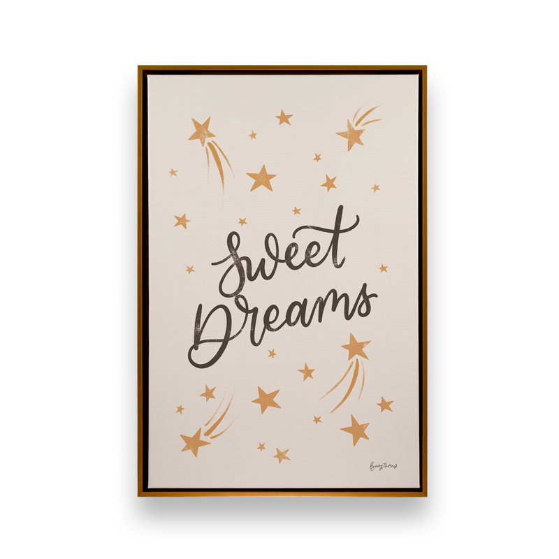 Cosmic Dreamer, reproduction sur toile, Cadre flottant doré poli, H 48,75 po x l 32,75 po