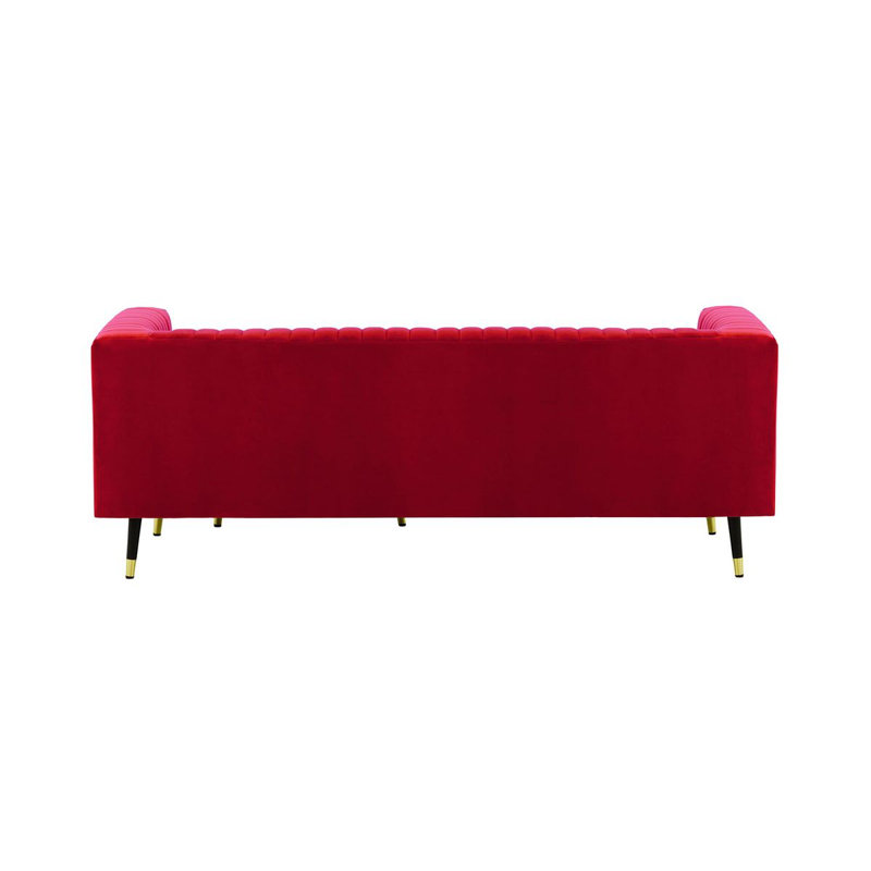 Monaville Universal Corner Sofa, Red