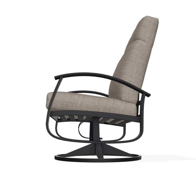 Belle Isle Outdoor Lounge Chair, Black, Black 5D Sunbrella®