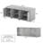 94.5"W Large Kitchen Island Double Side