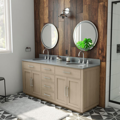 Dexterity 72" Double Bathroom Vanity Set
