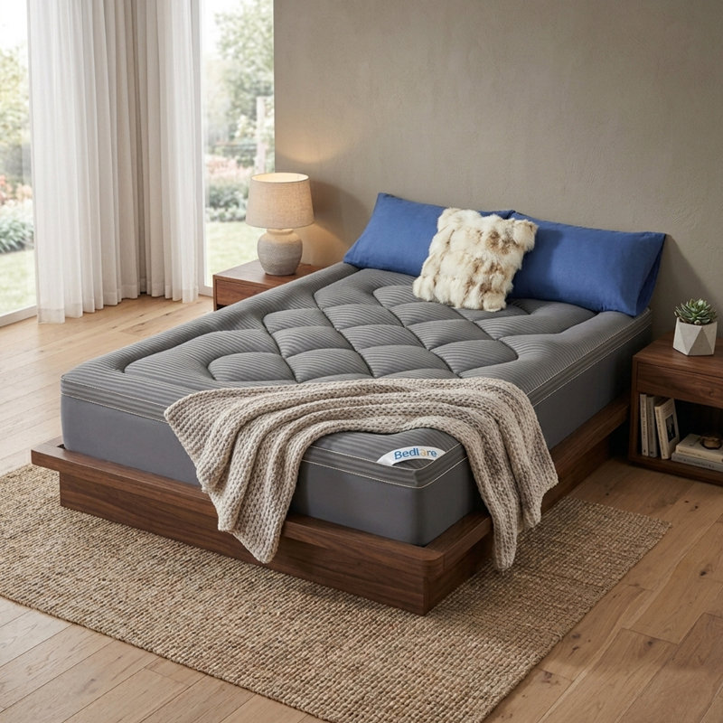 Surmatelas BEDLORE® Cloud, Très grand californien, Gris