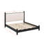 Wood Platform Bed With Upholstered Headboard-357374473-357374472