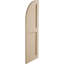 Timberthane deux panneaux plats égaux avec quarts de rideaux en faux arche (par paire)-64351042-64351060-64351043