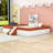 Upholstered Faux Leather Daybed-1009189481