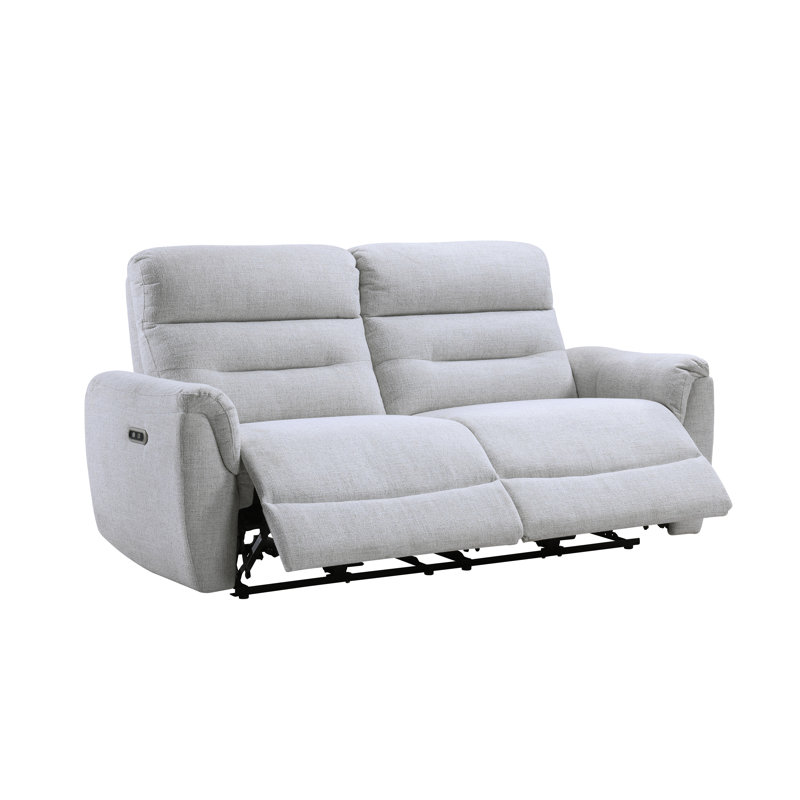 Canapé en chenille gris Easy Motion avec port USB Eastre