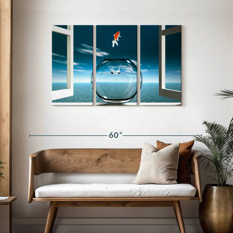 Goldfish Bowl, H 28 po x l 45 po