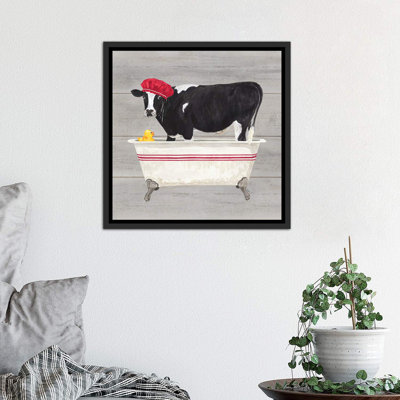 " Bath Time for Cows Tub " Print