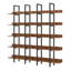5 Tier Bookcase With Metal Frame, Open Book Display Shelf-685312459
