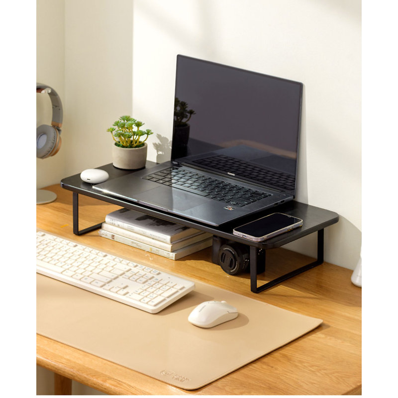 Support pour écran d'ordinateur de bureau, Noir