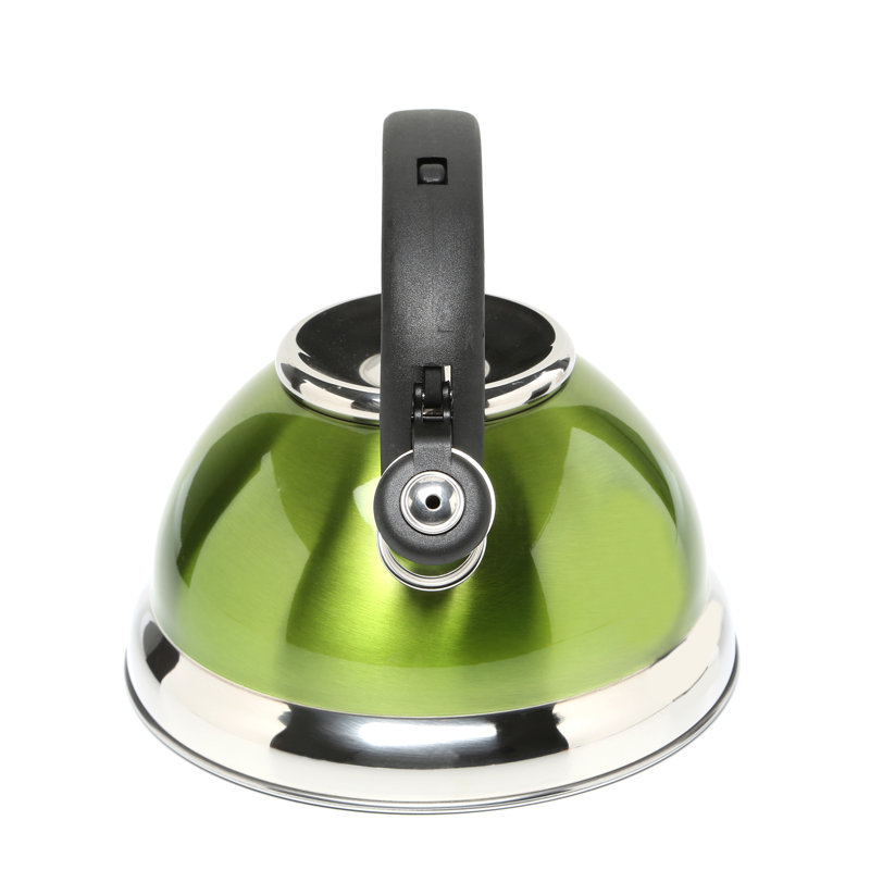 Creative Home Alexa 3 pintes Bouilloire pour cuisinière en acier inoxydable, Chartreuse métallique