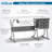 60.25 x 23.75 Sewing Table with-87906410