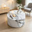 Table basse ronde avec base robuste-130041702