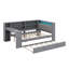 Lit plateforme avec tablettes de rangement, lit gigogne-1090625982