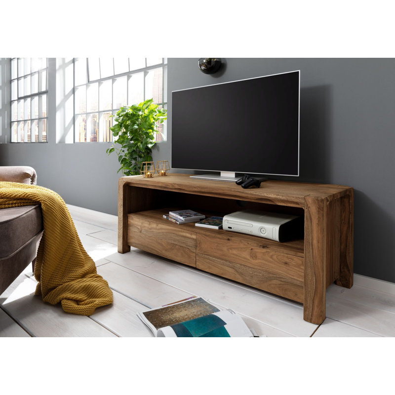 Bueno Unfinished TV Stand for TVs up to 55", Brown