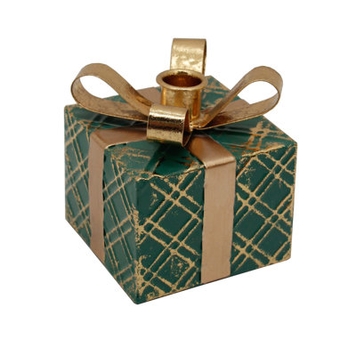 Porte-bougie de Noël 4,5 po